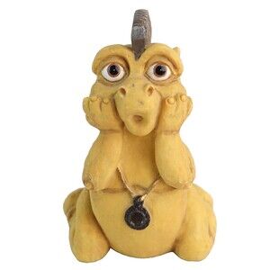 Krystonia Oh My #3961 Figurine Fantasy Dragon Collectors Resin - Missing Stone